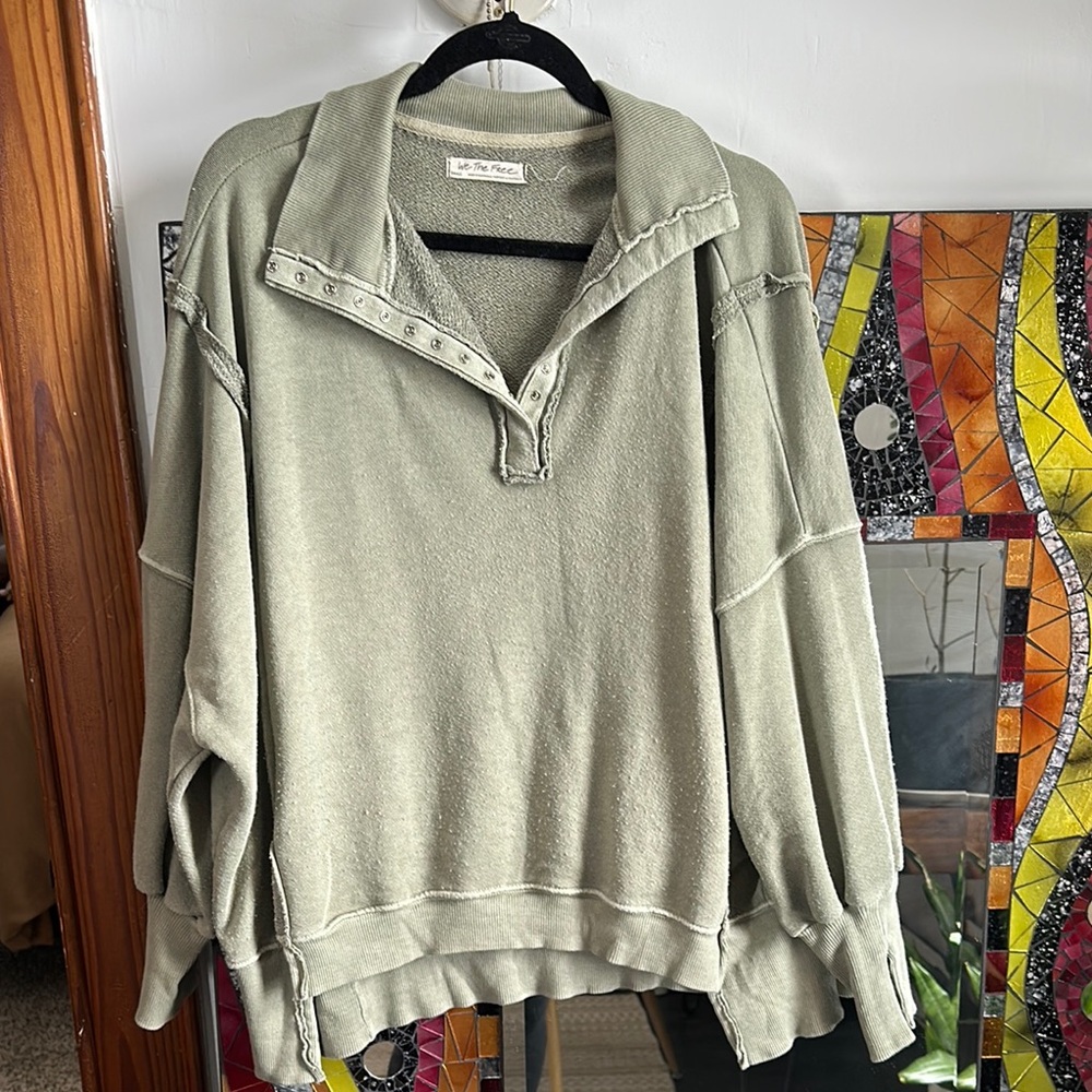 Free People Camden Henley Size Small